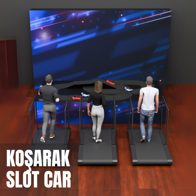 Slot Car With Running
