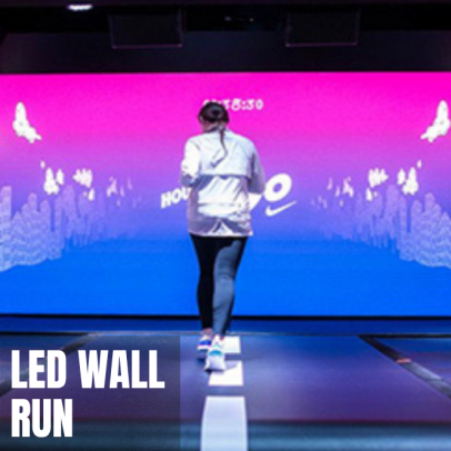 Led Wall Koşu Bandı