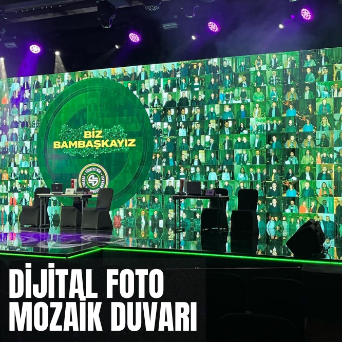 Digital Photo Mozaic Wall