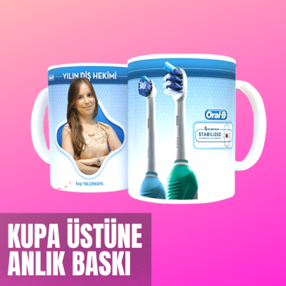 Kupa Üstüne Foto Baskı