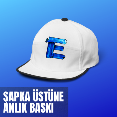 Şapka Üstüne Foto Baskı