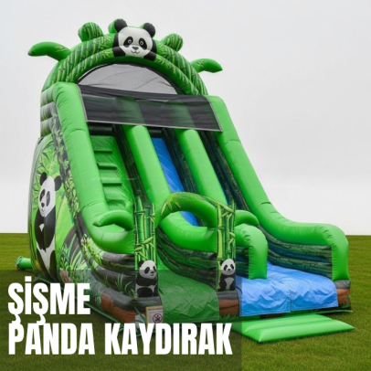 Şişme Panda Kaydırak